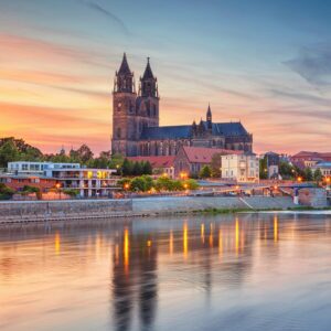 Skyline of Magdeburg